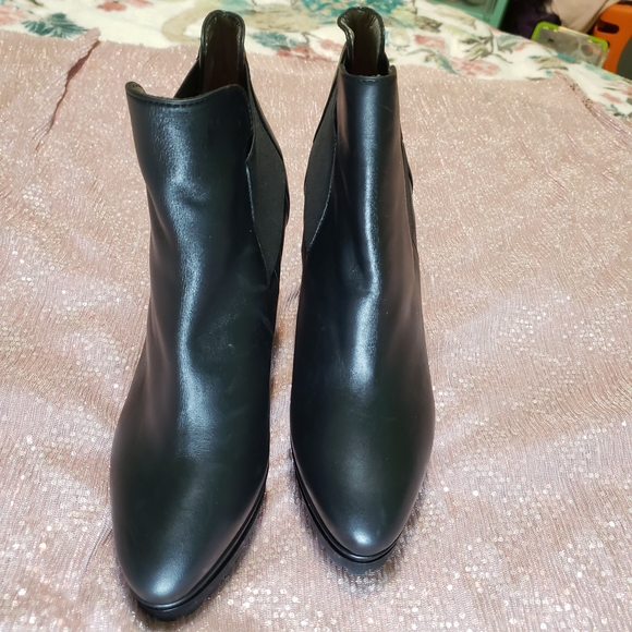 All Saints Woman Size 7 Black Heeled Boots - Picture 4 of 10